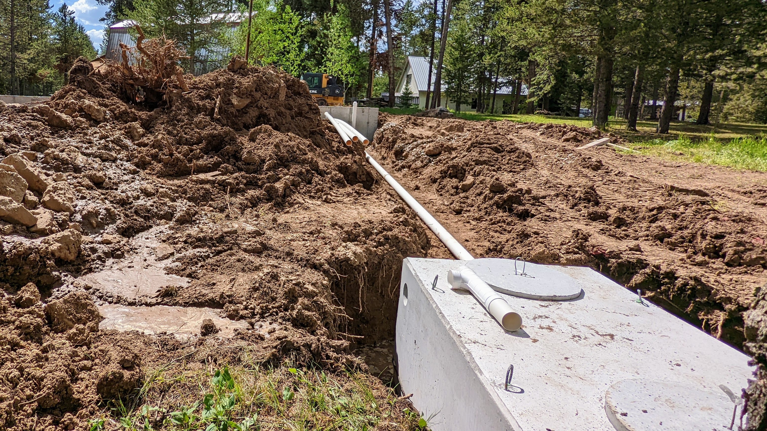 Photo of Septic Line and Tank